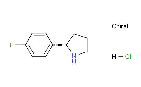 CAS No. 1073556-40-7, (S)-2-(4-Fluorophenyl)pyrrolidine hydrochloride