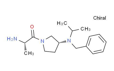 CAS No. 1401665-76-6, (S)-2-Amino-1-((R)-3-(benzyl(isopropyl)amino)pyrrolidin-1-yl)propan-1-one