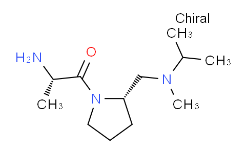 CAS No. 1401665-41-5, (S)-2-Amino-1-((S)-2-((isopropyl(methyl)amino)methyl)pyrrolidin-1-yl)propan-1-one