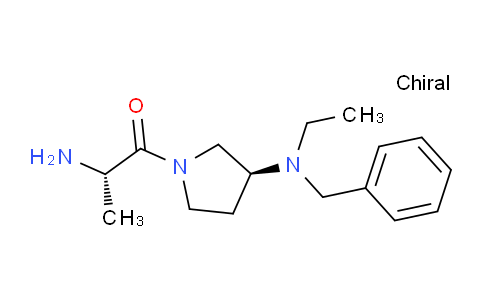 CAS No. 1401668-05-0, (S)-2-Amino-1-((S)-3-(benzyl(ethyl)amino)pyrrolidin-1-yl)propan-1-one