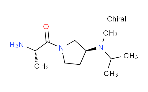 CAS No. 1401666-11-2, (S)-2-Amino-1-((S)-3-(isopropyl(methyl)amino)pyrrolidin-1-yl)propan-1-one