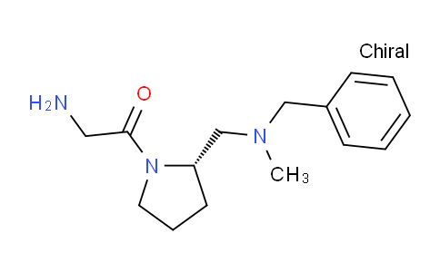 CAS No. 1354016-88-8, (S)-2-Amino-1-(2-((benzyl(methyl)amino)methyl)pyrrolidin-1-yl)ethanone