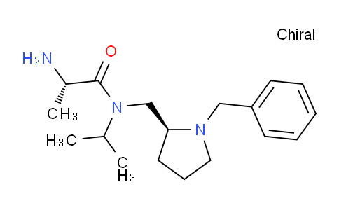 CAS No. 1401668-69-6, (S)-2-Amino-N-(((S)-1-benzylpyrrolidin-2-yl)methyl)-N-isopropylpropanamide