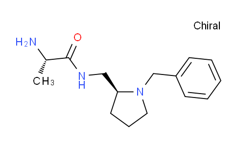 CAS No. 1401668-90-3, (S)-2-Amino-N-(((S)-1-benzylpyrrolidin-2-yl)methyl)propanamide