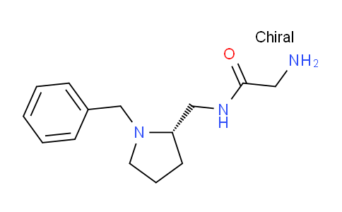 CAS No. 1353996-57-2, (S)-2-Amino-N-((1-benzylpyrrolidin-2-yl)methyl)acetamide