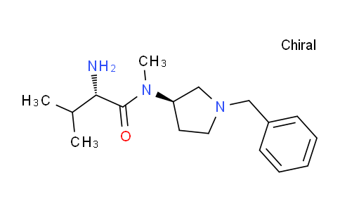 CAS No. 1401666-54-3, (S)-2-Amino-N-((R)-1-benzylpyrrolidin-3-yl)-N,3-dimethylbutanamide