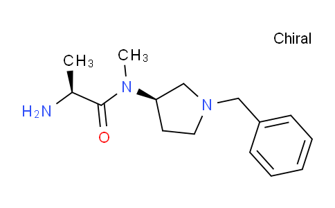 CAS No. 1401668-38-9, (S)-2-Amino-N-((R)-1-benzylpyrrolidin-3-yl)-N-methylpropanamide