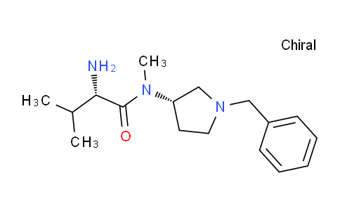 CAS No. 1401668-16-3, (S)-2-Amino-N-((S)-1-benzylpyrrolidin-3-yl)-N,3-dimethylbutanamide
