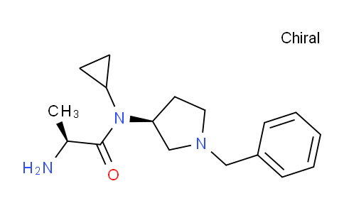 CAS No. 1401667-63-7, (S)-2-Amino-N-((S)-1-benzylpyrrolidin-3-yl)-N-cyclopropylpropanamide