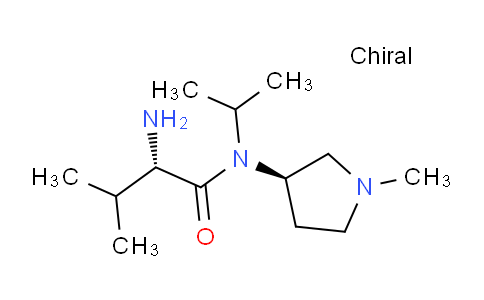 CAS No. 1401669-00-8, (S)-2-Amino-N-isopropyl-3-methyl-N-((R)-1-methylpyrrolidin-3-yl)butanamide