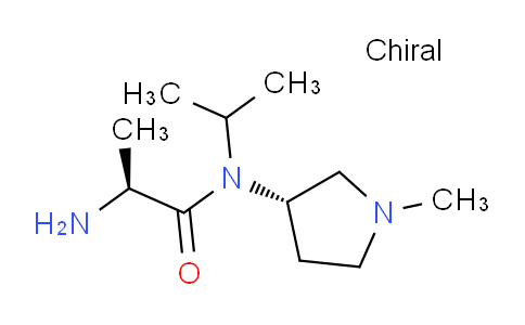 CAS No. 1401668-58-3, (S)-2-Amino-N-isopropyl-N-((S)-1-methylpyrrolidin-3-yl)propanamide