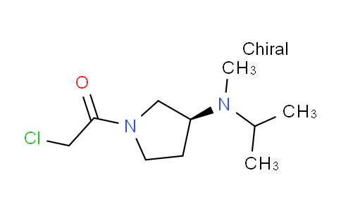 CAS No. 1354000-93-3, (S)-2-Chloro-1-(3-(isopropyl(methyl)amino)pyrrolidin-1-yl)ethanone