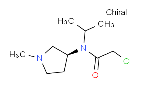 CAS No. 1354002-12-2, (S)-2-Chloro-N-isopropyl-N-(1-methylpyrrolidin-3-yl)acetamide