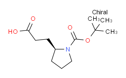 CAS No. 65595-02-0, (S)-3-(1-(tert-Butoxycarbonyl)pyrrolidin-2-yl)propanoic acid