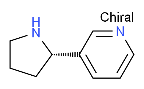 CAS No. 494-97-3, (S)-3-(Pyrrolidin-2-yl)pyridine