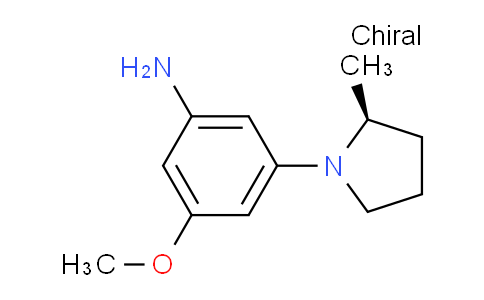 CAS No. 1401462-50-7, (S)-3-Methoxy-5-(2-methylpyrrolidin-1-yl)aniline