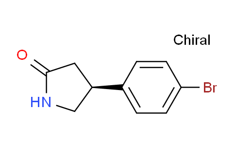 CAS No. 1384268-94-3, (S)-4-(4-Bromophenyl)pyrrolidin-2-one