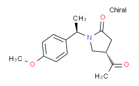 CAS No. 1951425-15-2, (S)-4-Acetyl-1-((R)-1-(4-methoxyphenyl)ethyl)pyrrolidin-2-one
