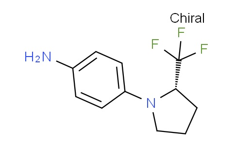 CAS No. 1416348-89-4, (S)-4-[2-(Trifluoromethyl)pyrrolidin-1-yl]aniline