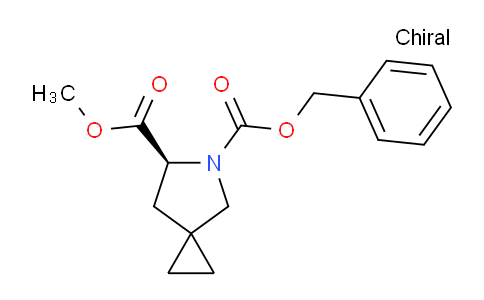 CAS No. 1256388-46-1, (S)-5-Benzyl 6-methyl 5-azaspiro[2.4]heptane-5,6-dicarboxylate