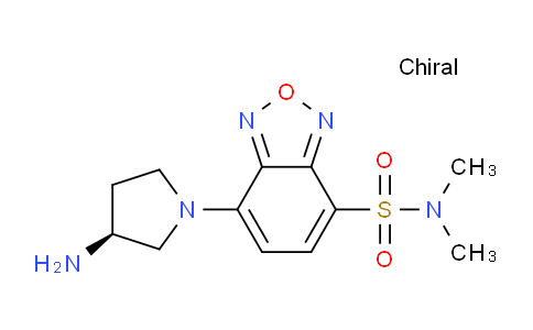 CAS No. 143112-50-9, (S)-7-(3-Aminopyrrolidin-1-yl)-N,N-dimethylbenzo[c][1,2,5]oxadiazole-4-sulfonamide