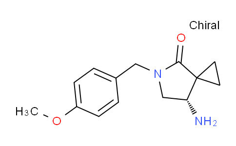 CAS No. 1398507-72-6, (S)-7-Amino-5-(4-methoxybenzyl)-5-azaspiro[2.4]heptan-4-one