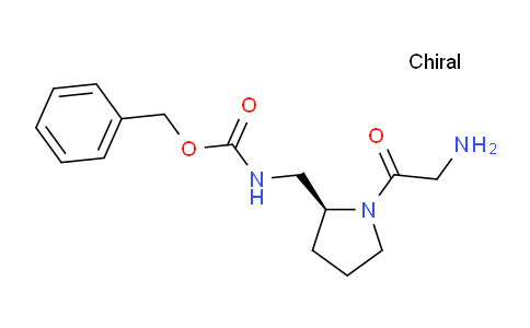 CAS No. 1354015-16-9, (S)-Benzyl ((1-(2-aminoacetyl)pyrrolidin-2-yl)methyl)carbamate