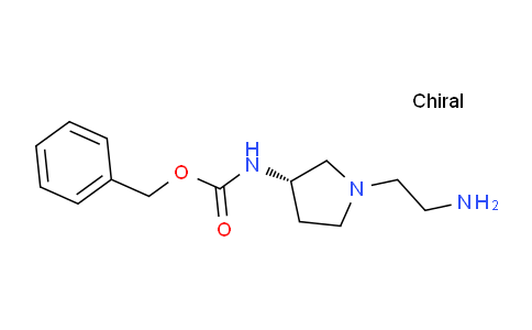 CAS No. 1353993-27-7, (S)-Benzyl (1-(2-aminoethyl)pyrrolidin-3-yl)carbamate