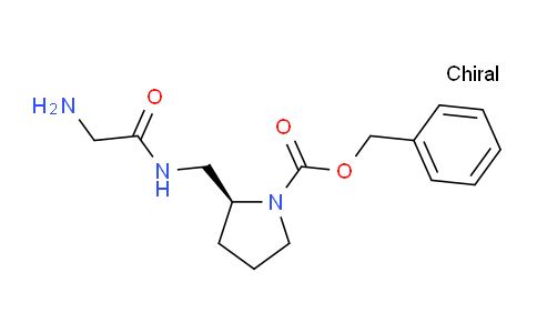 CAS No. 1353995-91-1, (S)-Benzyl 2-((2-aminoacetamido)methyl)pyrrolidine-1-carboxylate