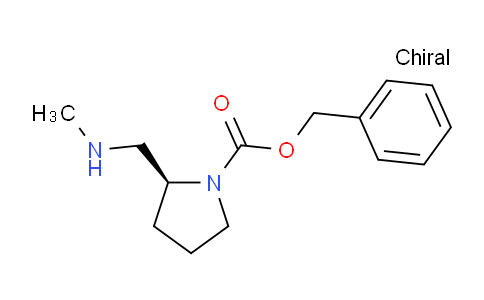 CAS No. 1354008-80-2, (S)-Benzyl 2-((methylamino)methyl)pyrrolidine-1-carboxylate