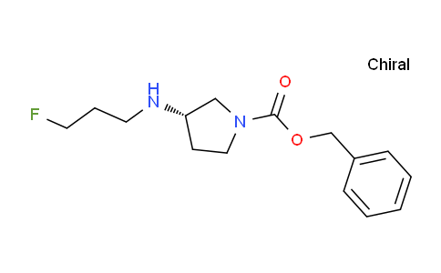 CAS No. 1363408-37-0, (S)-Benzyl 3-((3-fluoropropyl)amino)pyrrolidine-1-carboxylate
