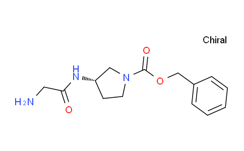 CAS No. 1353998-36-3, (S)-Benzyl 3-(2-aminoacetamido)pyrrolidine-1-carboxylate