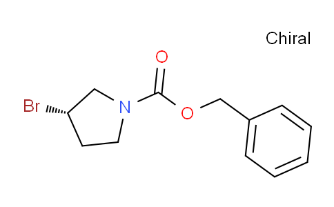 CAS No. 1353995-89-7, (S)-Benzyl 3-bromopyrrolidine-1-carboxylate