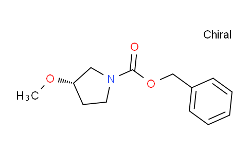 CAS No. 1098200-90-8, (S)-Benzyl 3-methoxypyrrolidine-1-carboxylate
