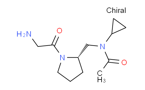 CAS No. 1353994-26-9, (S)-N-((1-(2-Aminoacetyl)pyrrolidin-2-yl)methyl)-N-cyclopropylacetamide