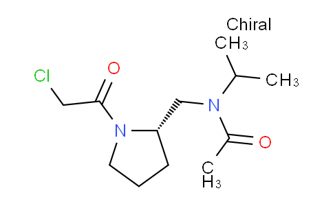 CAS No. 1354008-22-2, (S)-N-((1-(2-Chloroacetyl)pyrrolidin-2-yl)methyl)-N-isopropylacetamide