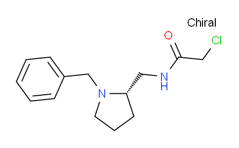 CAS No. 1354015-95-4, (S)-N-((1-Benzylpyrrolidin-2-yl)methyl)-2-chloroacetamide