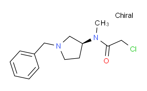 CAS No. 1354002-41-7, (S)-N-(1-Benzylpyrrolidin-3-yl)-2-chloro-N-methylacetamide