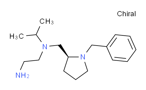 CAS No. 1353999-71-9, (S)-N1-((1-Benzylpyrrolidin-2-yl)methyl)-N1-isopropylethane-1,2-diamine