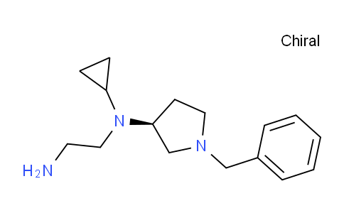 CAS No. 1354001-71-0, (S)-N1-(1-Benzylpyrrolidin-3-yl)-N1-cyclopropylethane-1,2-diamine