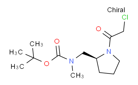 CAS No. 1354015-64-7, (S)-tert-Butyl ((1-(2-chloroacetyl)pyrrolidin-2-yl)methyl)(methyl)carbamate
