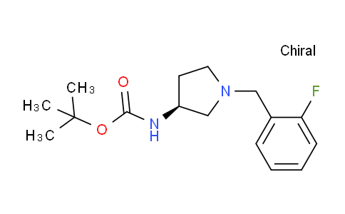 CAS No. 1286207-34-8, (S)-tert-Butyl (1-(2-fluorobenzyl)pyrrolidin-3-yl)carbamate