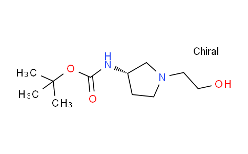 CAS No. 1217108-80-9, (S)-tert-Butyl (1-(2-hydroxyethyl)pyrrolidin-3-yl)carbamate