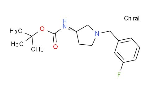 CAS No. 1286207-86-0, (S)-tert-Butyl (1-(3-fluorobenzyl)pyrrolidin-3-yl)carbamate