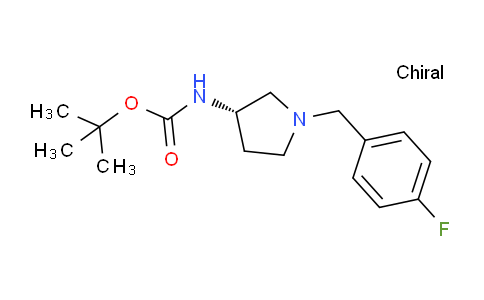 CAS No. 457097-99-3, (S)-tert-Butyl (1-(4-fluorobenzyl)pyrrolidin-3-yl)carbamate