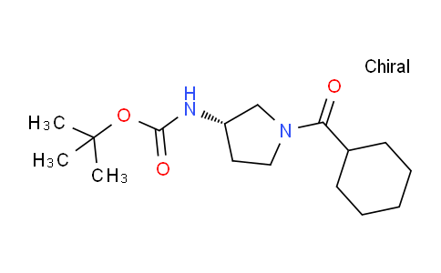 CAS No. 1286208-48-7, (S)-tert-Butyl (1-(cyclohexanecarbonyl)pyrrolidin-3-yl)carbamate