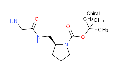 CAS No. 1354008-96-0, (S)-tert-Butyl 2-((2-aminoacetamido)methyl)pyrrolidine-1-carboxylate