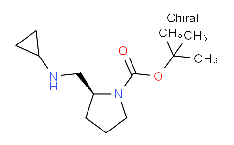 CAS No. 1354010-96-0, (S)-tert-Butyl 2-((cyclopropylamino)methyl)pyrrolidine-1-carboxylate