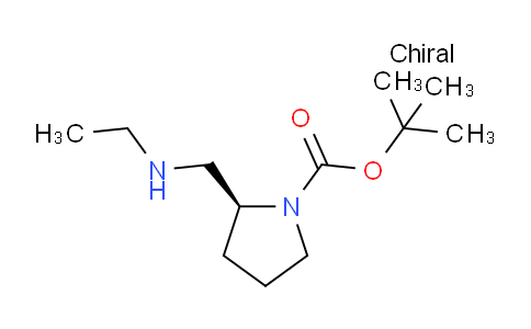 CAS No. 1009075-39-1, (S)-tert-Butyl 2-((ethylamino)methyl)pyrrolidine-1-carboxylate