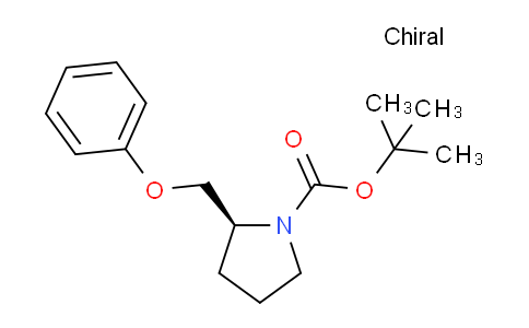 CAS No. 174213-51-5, (S)-tert-Butyl 2-(phenoxymethyl)pyrrolidine-1-carboxylate